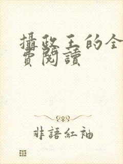 摄政王的全文免费阅读