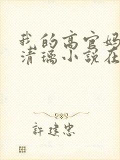 我的高官妈妈薛清璃小说在线阅读