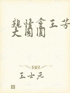 亲情会王芳高敏大团圆封面