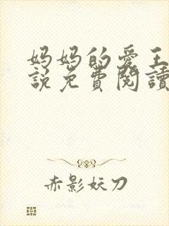 妈妈的爱王平小说免费阅读