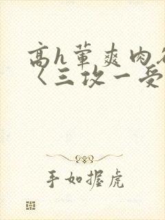 高h荤爽肉欲文〈三攻一受