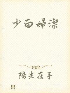 少白妇洁封面