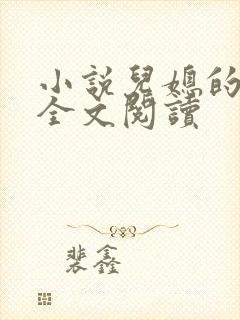 小说儿媳的温柔全文阅读