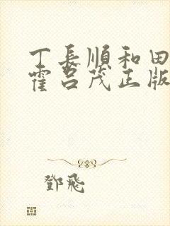丁长顺和田晓兰霍吕茂正版封面