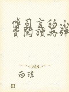 傅司言的小说免费阅读无弹窗封面