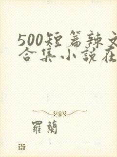 500短篇辣文合集小说在线阅读