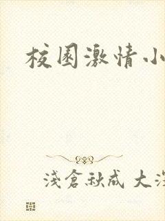 校园激情小说