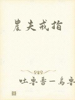农夫戒指封面