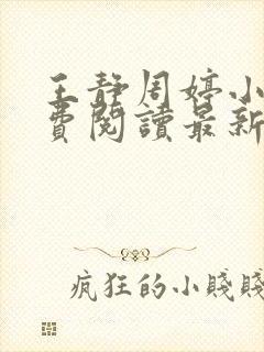 王静周婷小说免费阅读最新章节更新