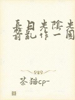 长日光阴光阴似箭乱作一团笔趣阁