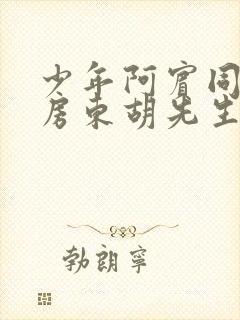 少年阿宾同人之房东胡先生小说