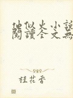 他似火小说免费阅读全文无弹窗封面