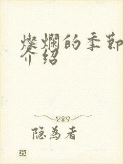 灿烂的季节剧情介绍