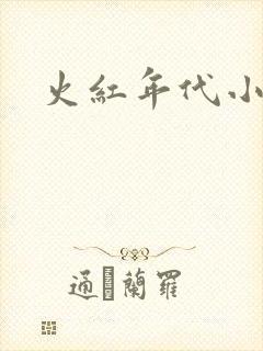 火红年代小说
