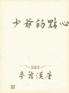 少爷的点心封面