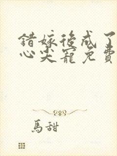 错嫁后成了总裁心尖宠免费阅读全文封面