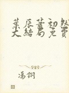 叶辰萧初然完结大结局免费阅读全文