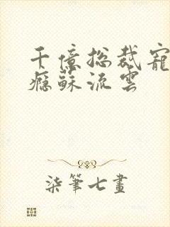 千亿总裁宠妻上瘾苏流云