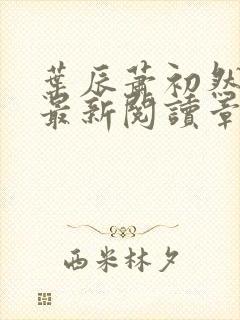 叶辰萧初然免费最新阅读章节封面