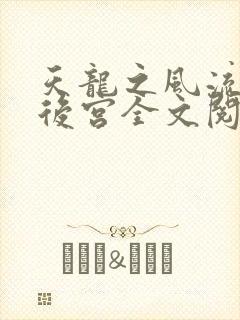 天龙之风流猎艳后宫全文阅读