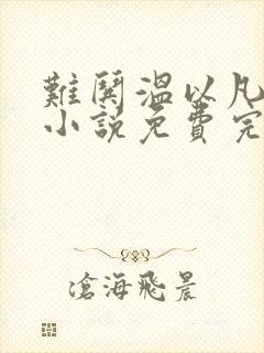 难哄温以凡桑延小说免费完整版