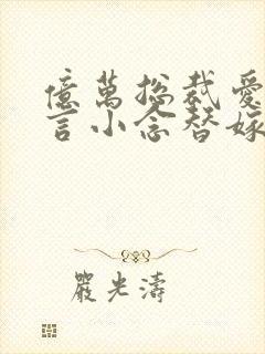亿万总裁爱上我言小念替嫁成婚