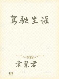 驾驶生涯封面