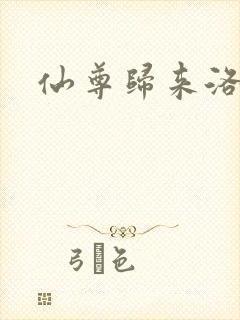 仙尊归来洛尘
