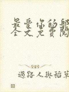 最爱你的那十年全文免费阅读小说封面