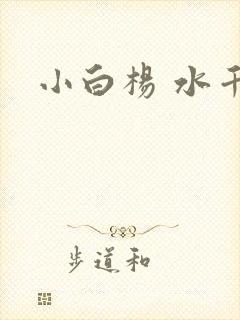 小白杨 水千丞