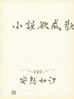 小说欲成欢