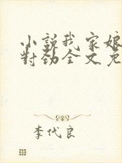 小说我家娘子不对劲全文免费阅读封面