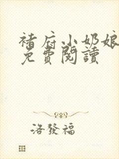褚府小奶娘全文免费阅读