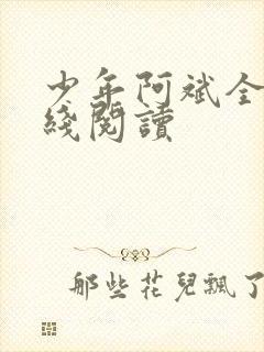 少年阿斌全文在线阅读