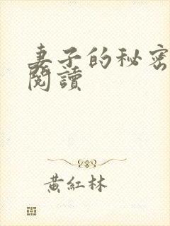 妻子的秘密在线阅读