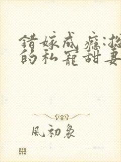 错嫁成瘾:总裁的私宠甜妻