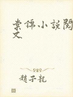 棠锦小说阅读全文
