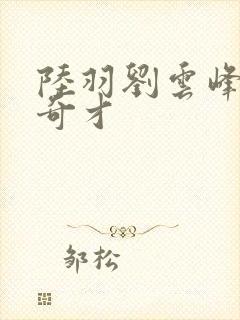 陆羽刘云峰官途奇才封面