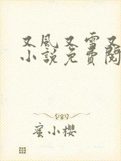 又风又雪又见月小说免费阅读