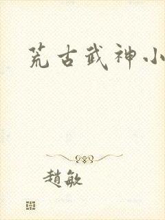 荒古武神小说封面