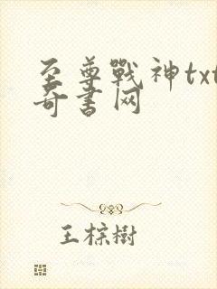 至尊战神txt奇书网