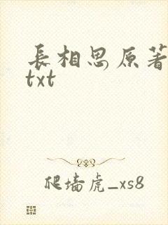 长相思原著小说txt