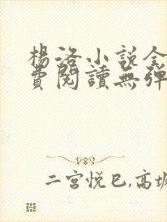 杨洛小说全文免费阅读无弹窗下载