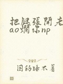 把腿张开老子cao烂你np封面