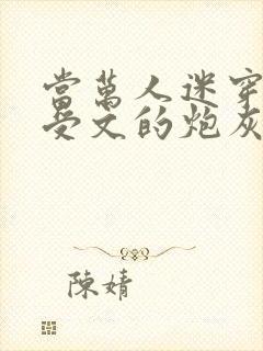 当万人迷穿成总受文的炮灰攻四封面