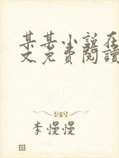 某某小说在线全文免费阅读