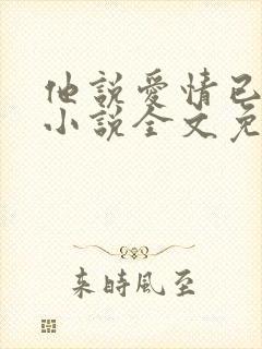 他说爱情已迟暮小说全文免费阅读