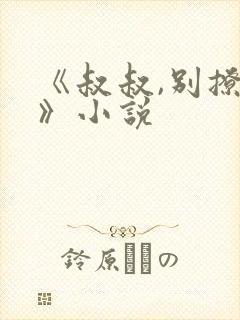《叔叔,别撩我》小说封面