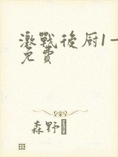 激战后厨1—5免费封面