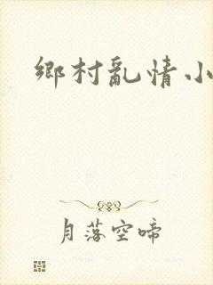 乡村乱情小说